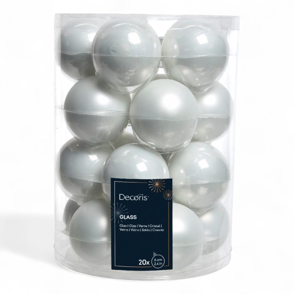 SFERA VETRO D6 MIX WINTER WHIT